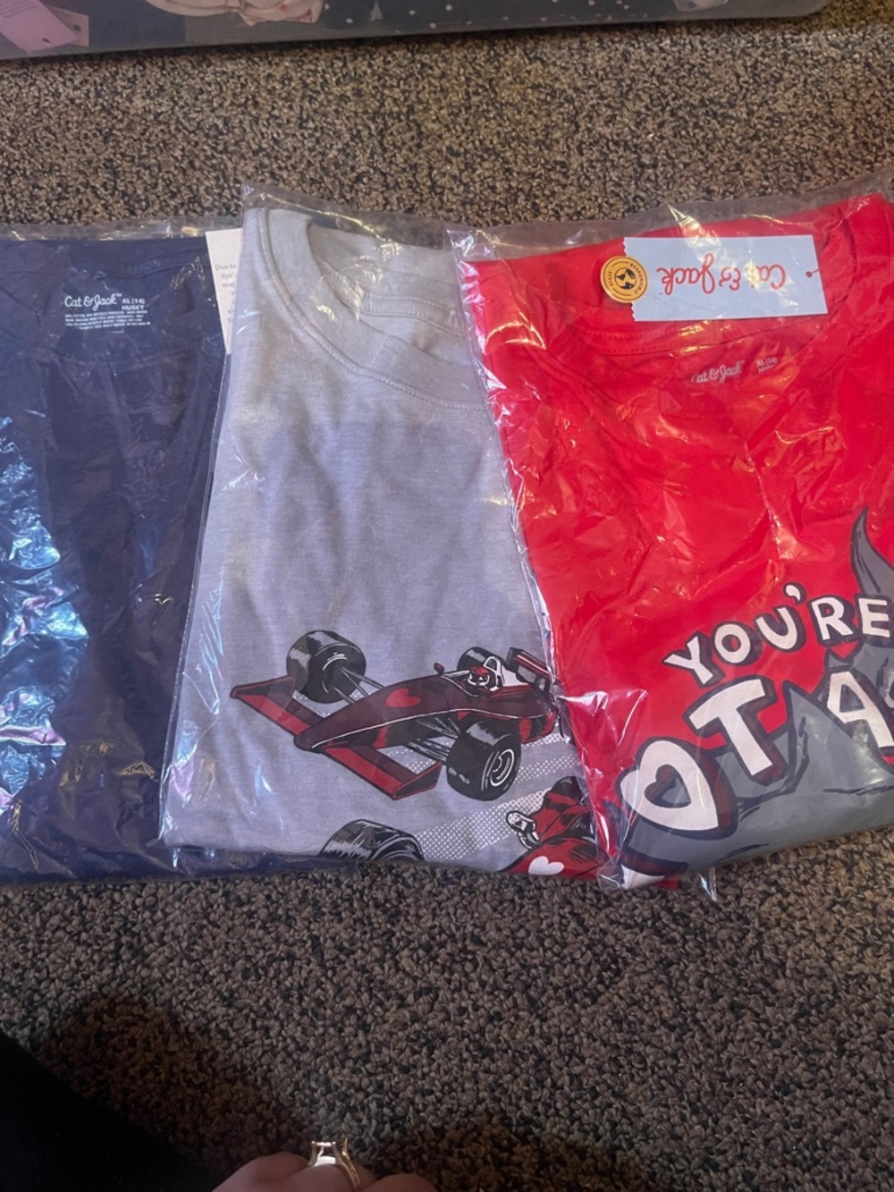 Cat & Jack Boys' XL husky tshirt bundle